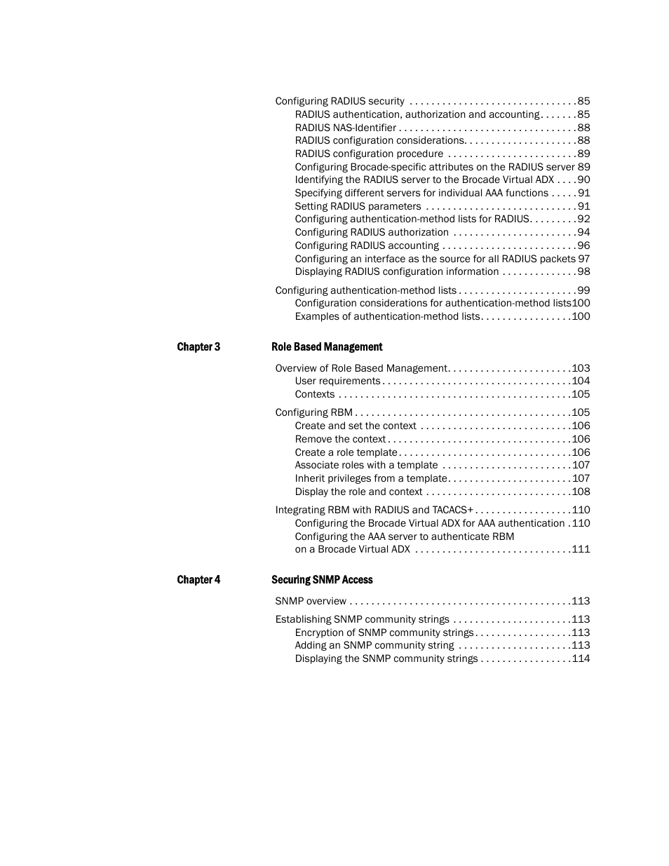 Brocade Virtual ADX Administration Guide (Supporting ADX v03.1.00) User Manual | Page 7 / 142