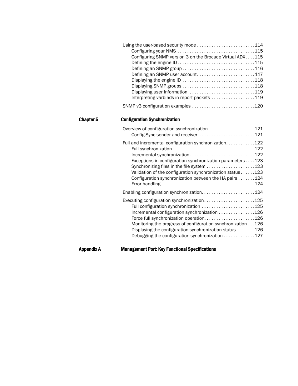 Brocade Virtual ADX Administration Guide (Supporting ADX v03.1.00) User Manual | Page 8 / 142