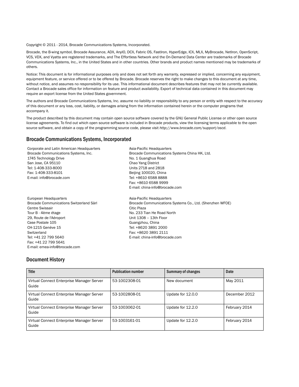 Brocade Virtual Connect Enterprise Manager Server Guide (Supporting Network Advisor 12.3.0) User Manual | Page 2 / 10