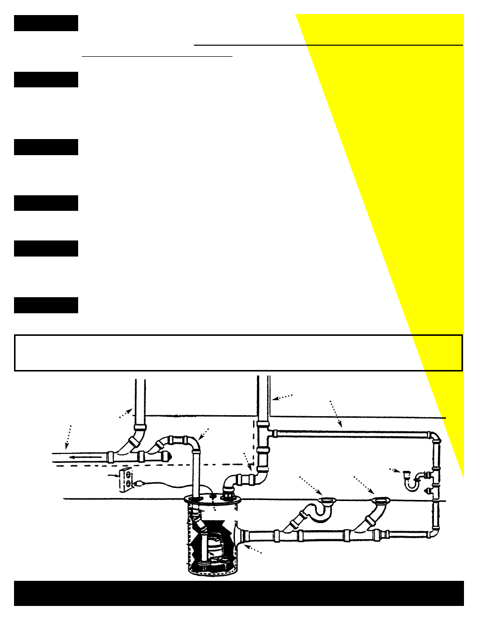 Sewage system typical piping, Step 5 step 6 step 7 step 8, Step 9 step 10 | Burcam 400416T HEAVY DUTY GRINDER PUMP 3/4HP 115V User Manual | Page 4 / 6