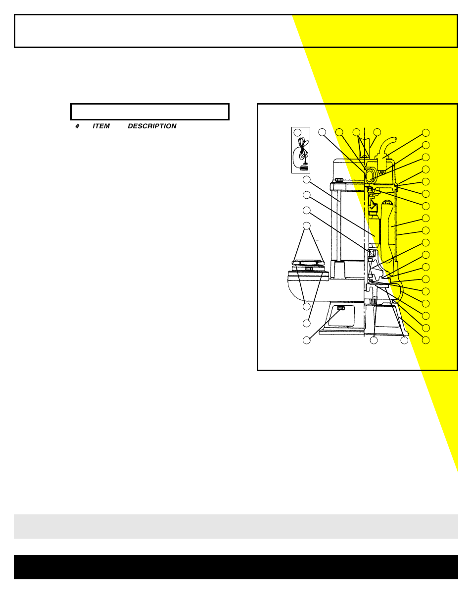 Repair parts, Bur-cam pumps | Burcam 400409T SEWAGE PUMP 2HP 230V User Manual | Page 7 / 8