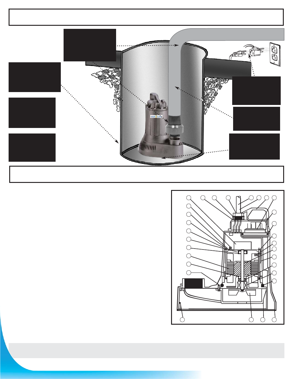 Sump pump application r e pa i r pa r t s, Step 2, Step 3 | Step 5, Step 6, Step 7, Step 8, Step 4, Bur-cam pumps | Burcam 300800 DIAPHRAGM SUBM SUMP PUMP 1/3HP 115V User Manual | Page 5 / 6