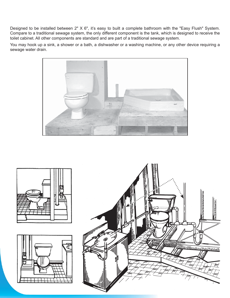 Typical hidden solution | Burcam 450475 EASYFLUSH TOILET SYSTEM 1/2HP 115V User Manual | Page 10 / 12