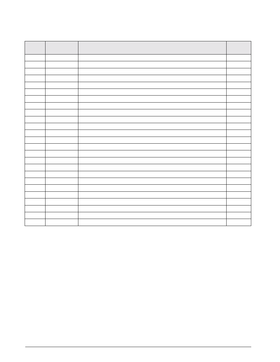 4 intensifier assembly parts list | Condec UPC5210 User Manual | Page 39 / 53