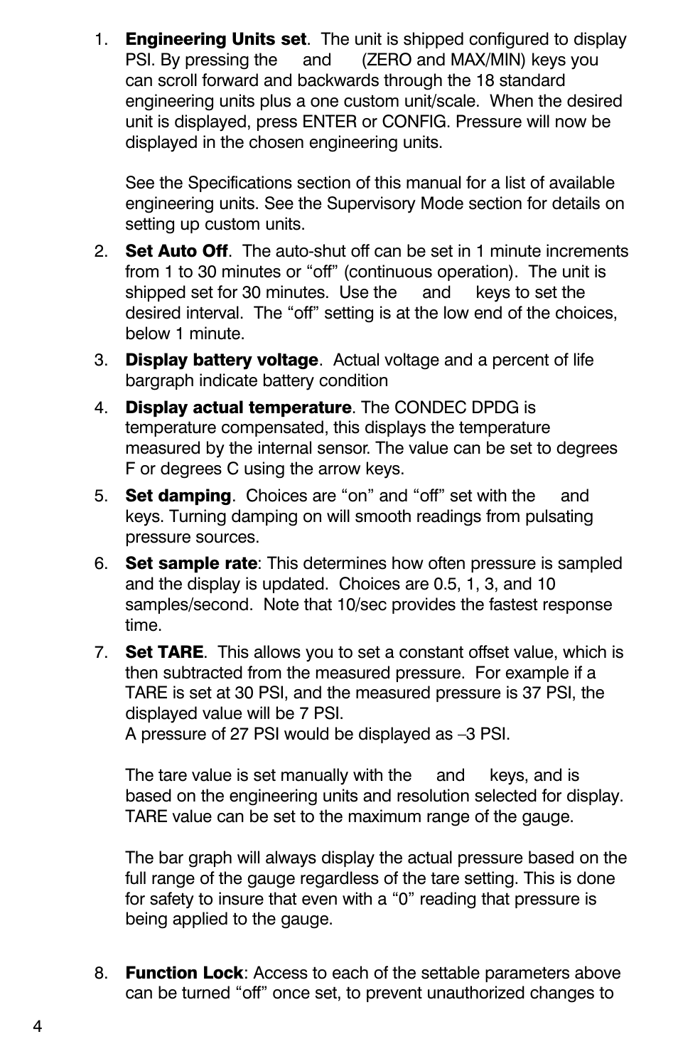 Condec DPDG User Manual | Page 5 / 19