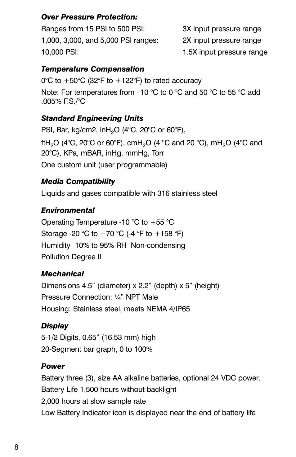 Condec DPDG User Manual | Page 9 / 19