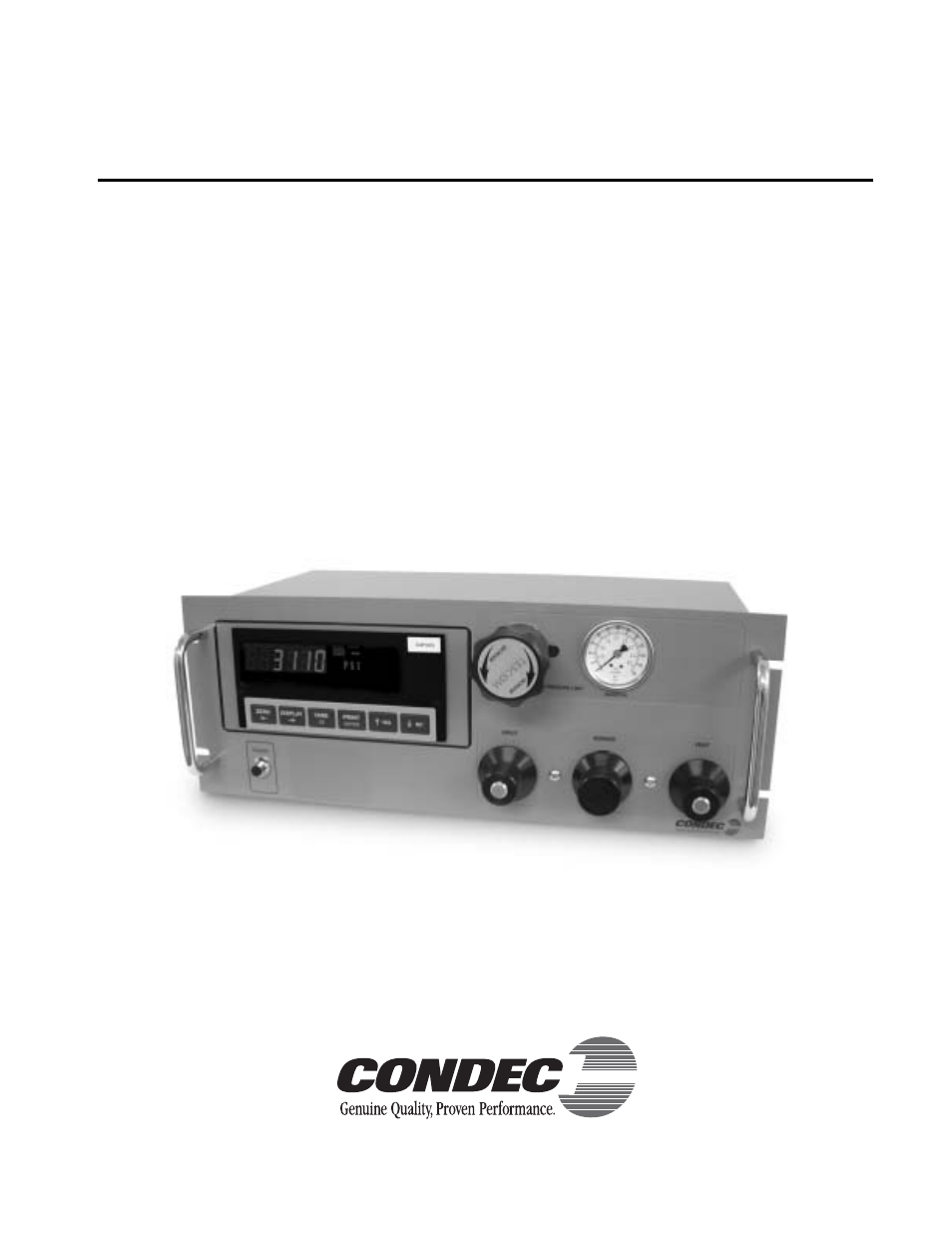 Condec DLR3110 User Manual | 74 pages