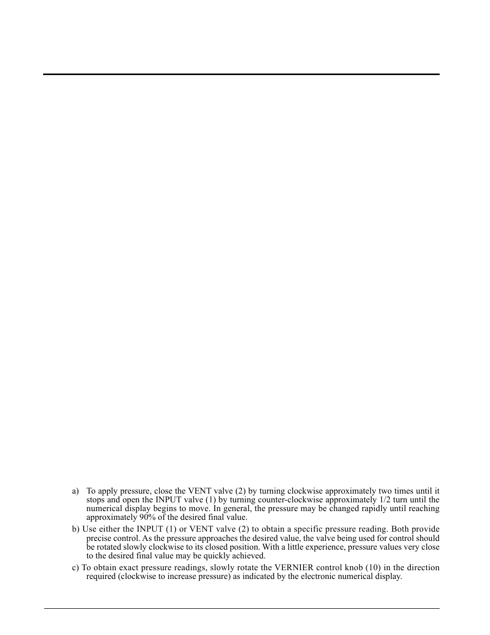 0 operation, 1 initial setup procedure, 2 pressure measurement sequence (gage) | 3 pressure measurement sequence (absolute) | Condec DLR3110 User Manual | Page 12 / 74