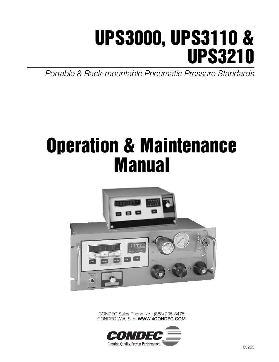 Condec UPS3210 User Manual | 94 pages