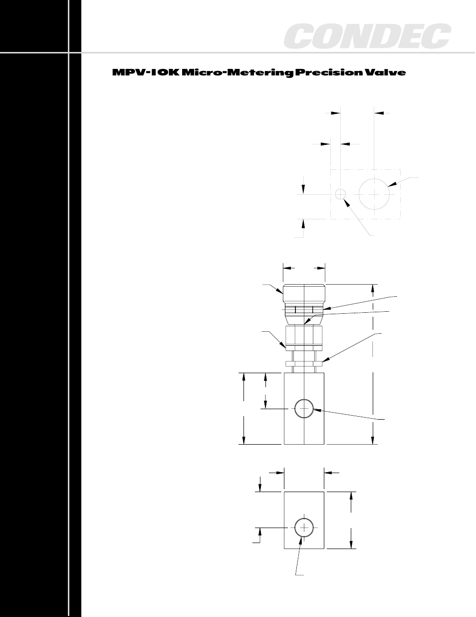 Mpv-10k micro-metering precision valve | Condec MPV-10K User Manual | Page 2 / 4