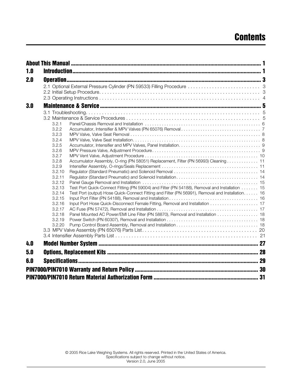 Condec PIN7010 User Manual | Page 3 / 33