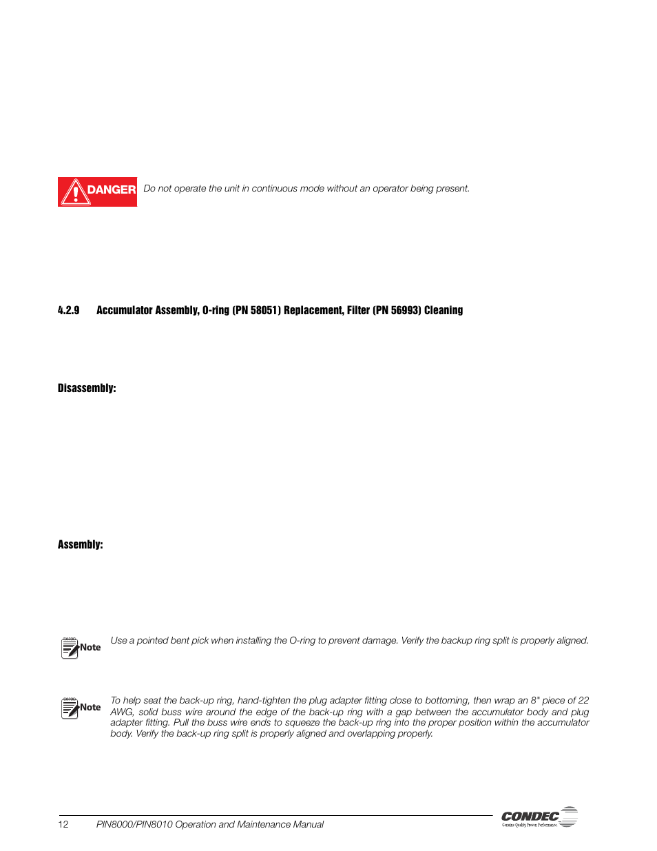 Condec PIN8010 User Manual | Page 18 / 41