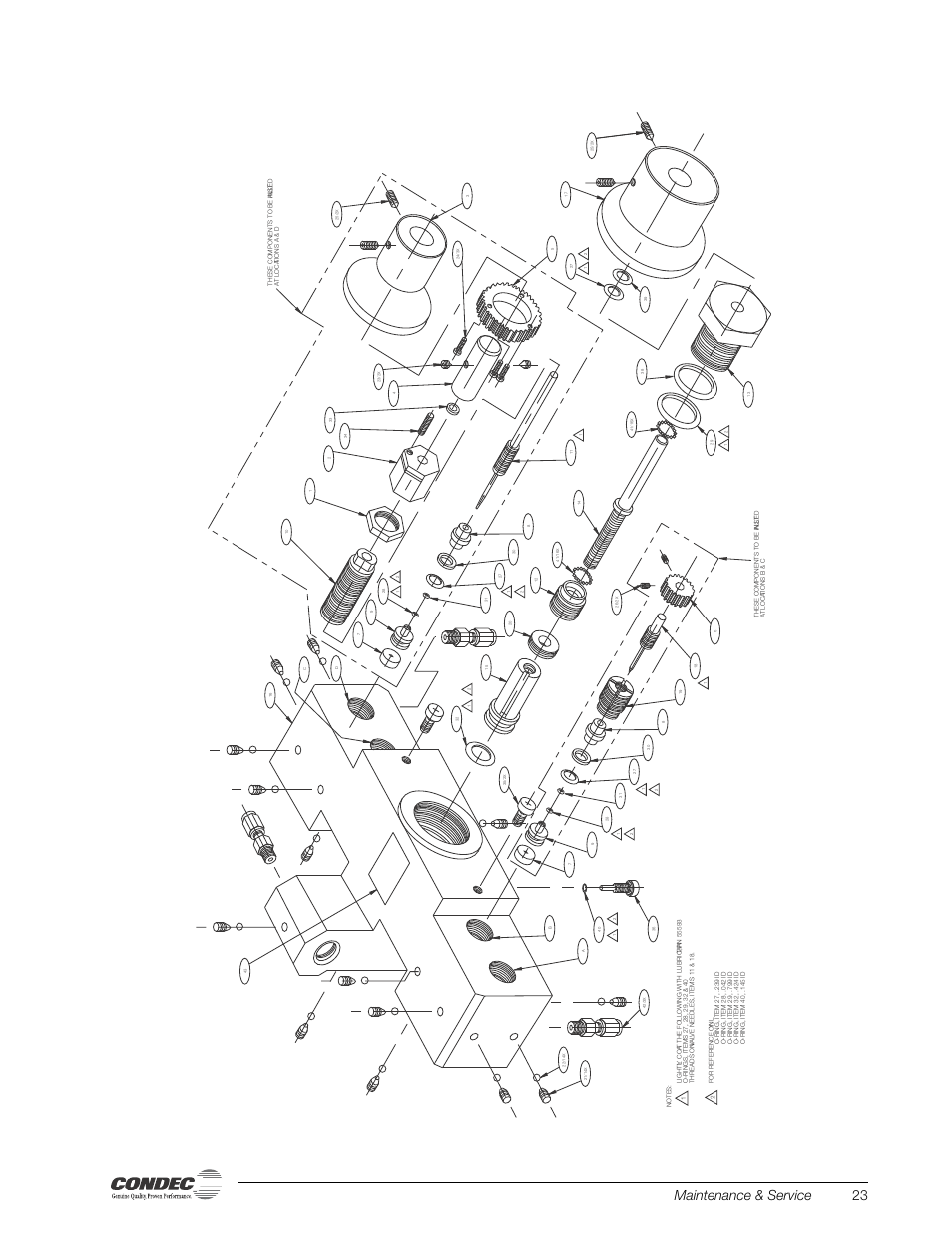 Figure 4-2. orion 3a valve assembly exploded view, Maintenance & service 23 | Condec PIN8010 User Manual | Page 29 / 41