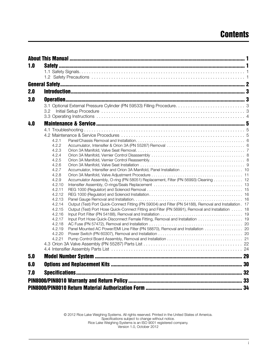 Condec PIN8010 User Manual | Page 3 / 41