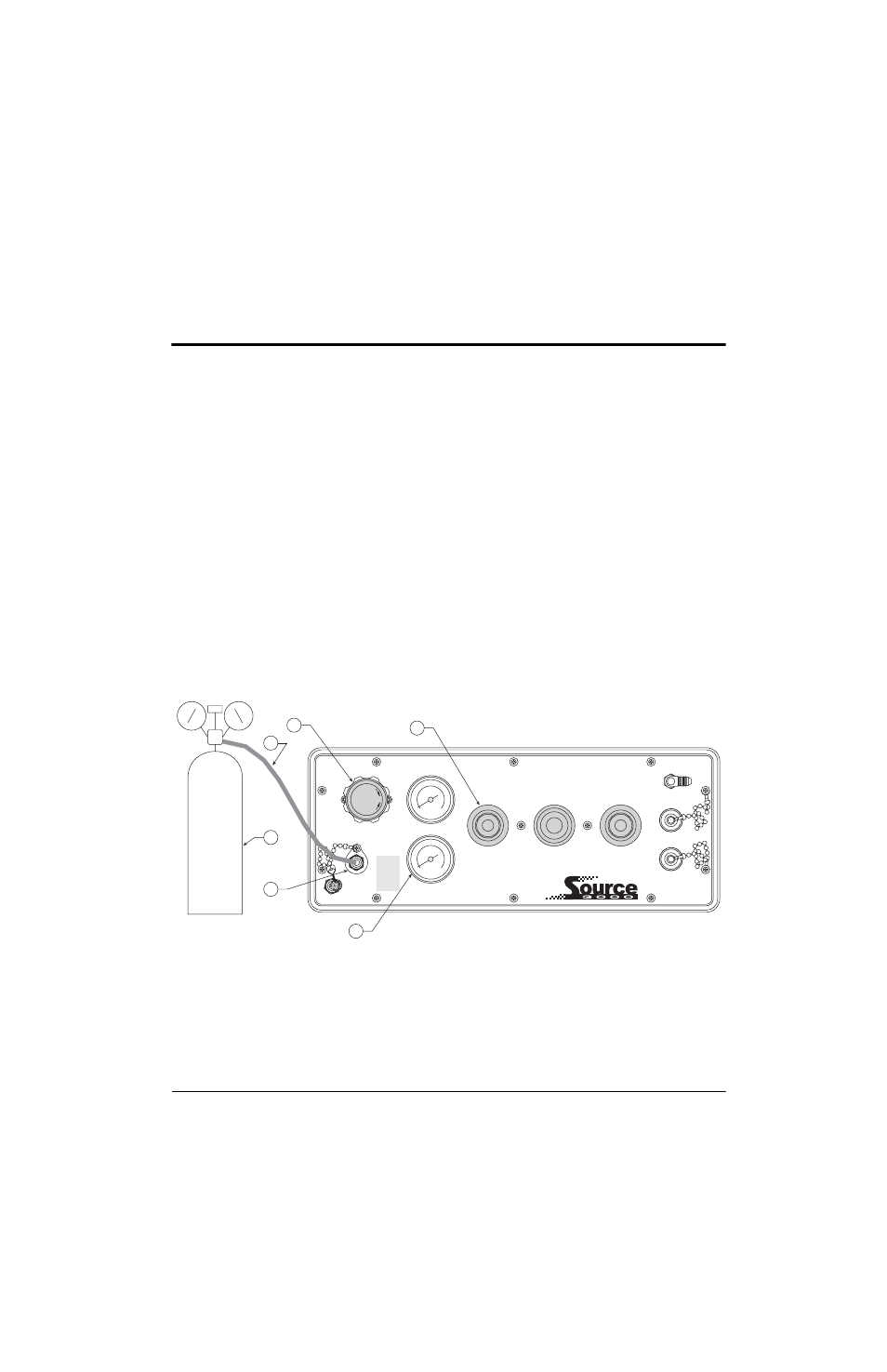 0 operation, 1 pressure cylinder filling | Condec Source 3000 User Manual | Page 7 / 22