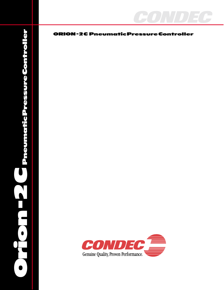 Condec Orion-2C User Manual | 4 pages