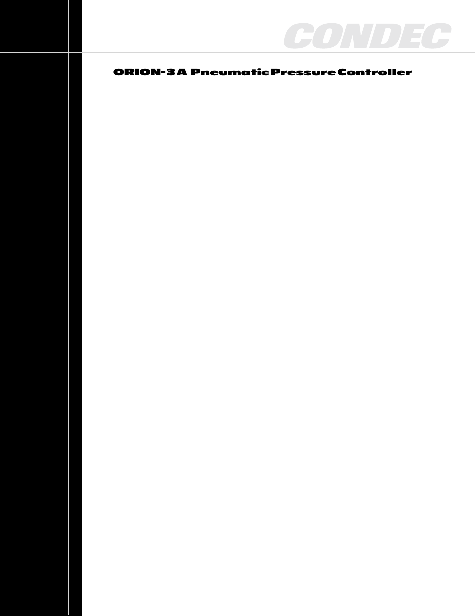 Condec Orion-3A User Manual | Page 3 / 4