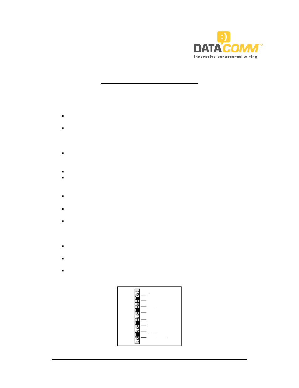DataComm 70-0026 4 x 16 RJ45 Phone Module User Manual | 2 pages