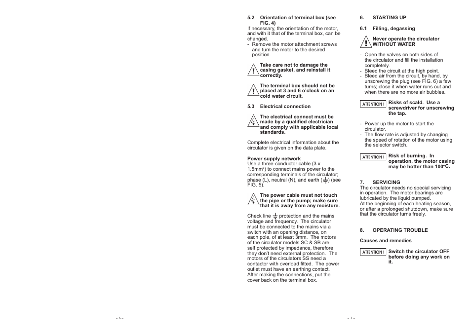 Davey SS30-25 CIRCULATION PUMP User Manual | Page 3 / 4