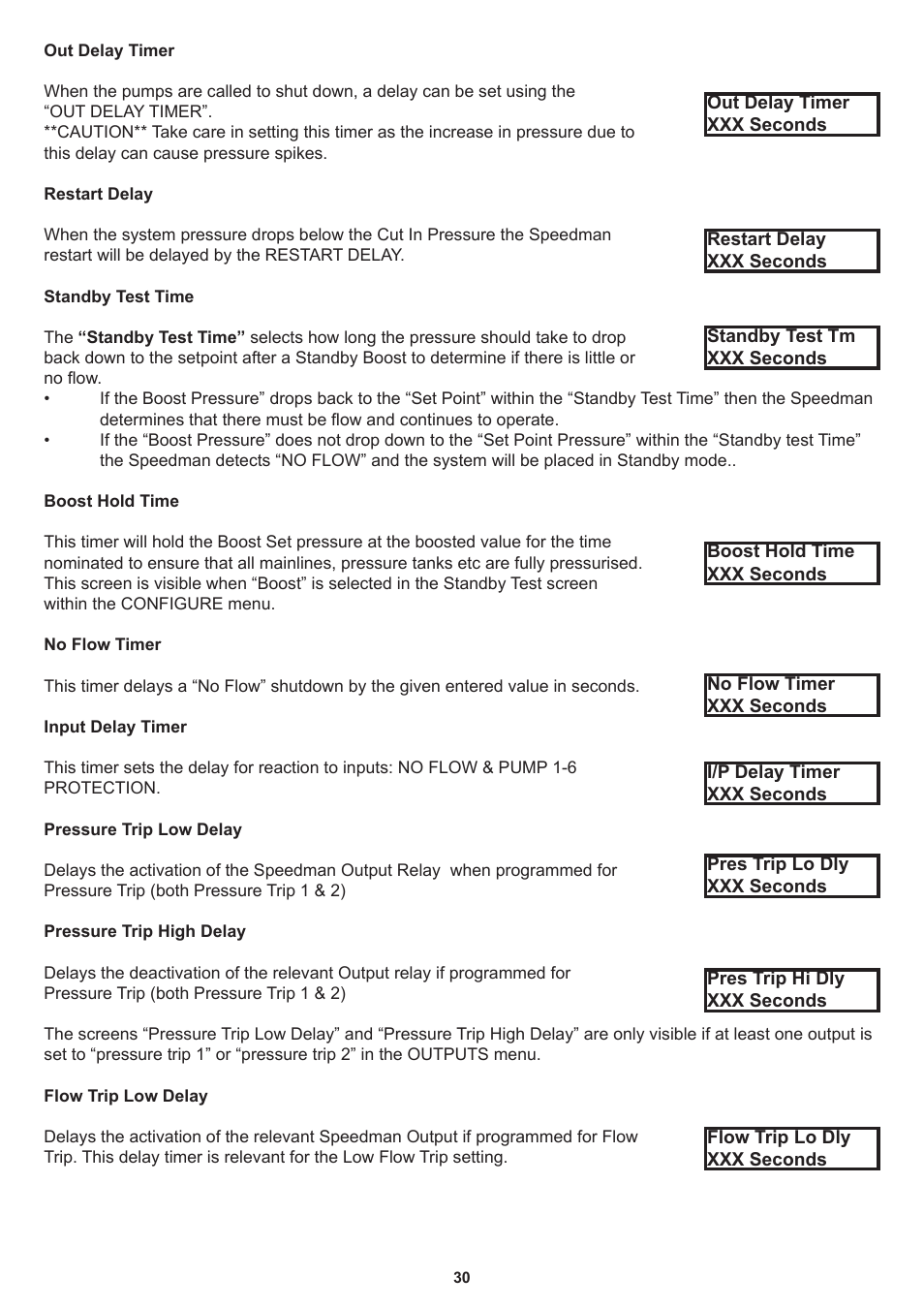 Davey Speedman Dual Pump Variable Speed Pump Control System User Manual | Page 30 / 64