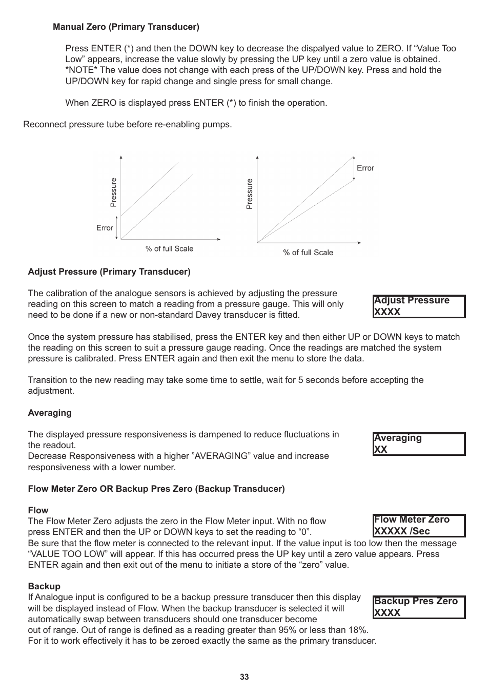 Davey Speedman Dual Pump Variable Speed Pump Control System User Manual | Page 33 / 64