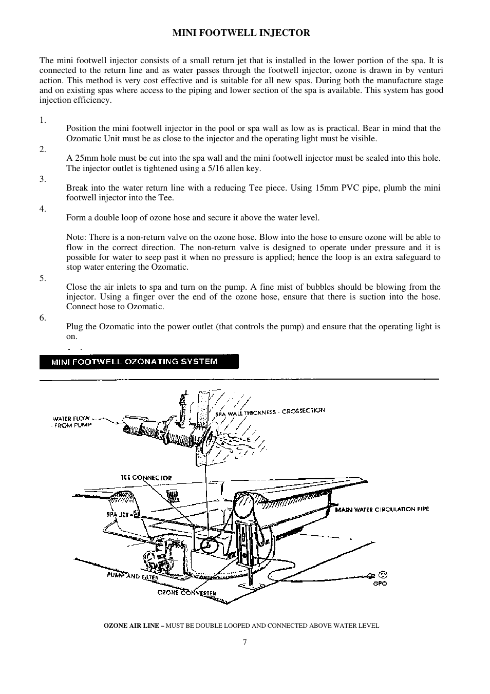 Davey OZOMATIC OZONE GENERATORS User Manual | Page 7 / 12