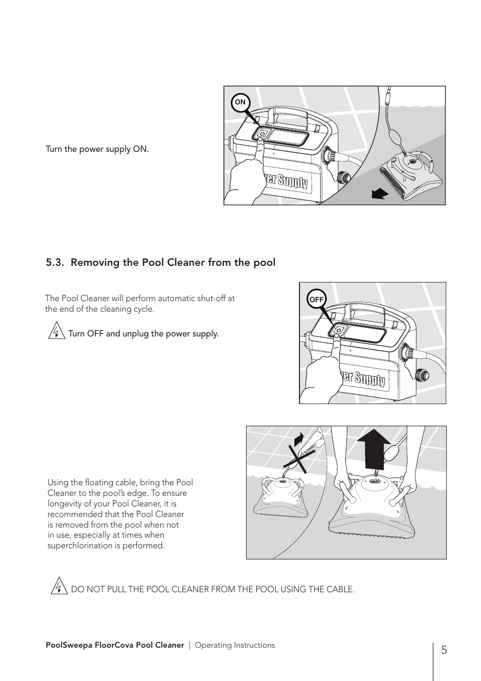 Davey PoolSweepa FloorCova Pool Cleaner User Manual | Page 7 / 12