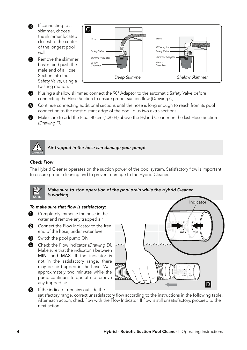 Davey PoolSweepa Hybrid - Robotic Suction Pool Cleaner User Manual | Page 6 / 12