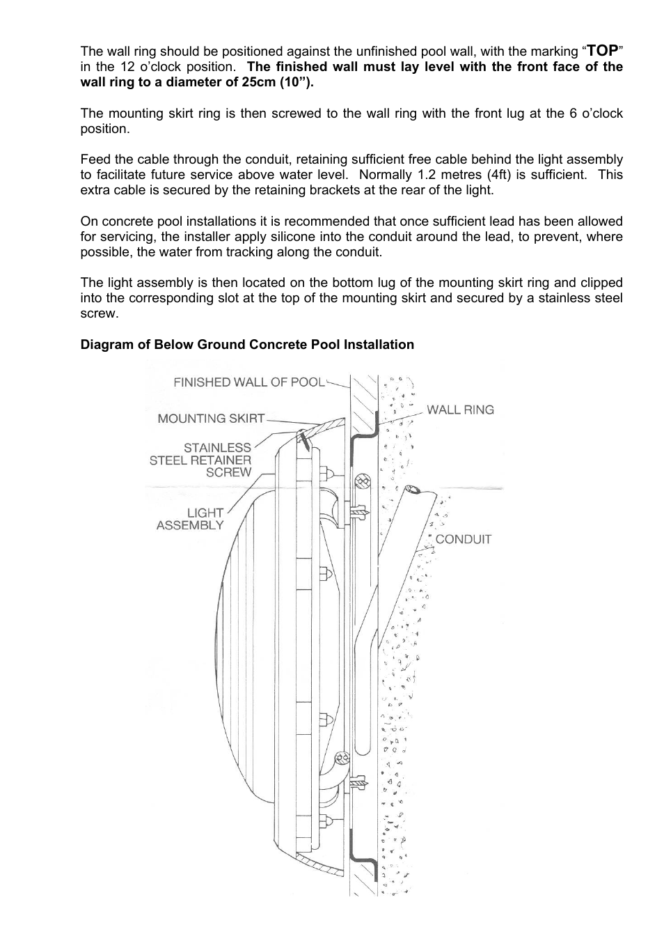 Davey Compact Series Underwater Pool Lights User Manual | Page 4 / 8