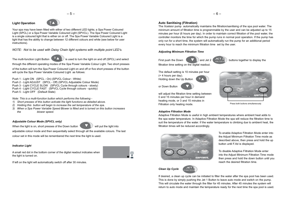 Davey QX350P15 (15A) Xcelsior Spa Pool System User Manual | Page 6 / 6