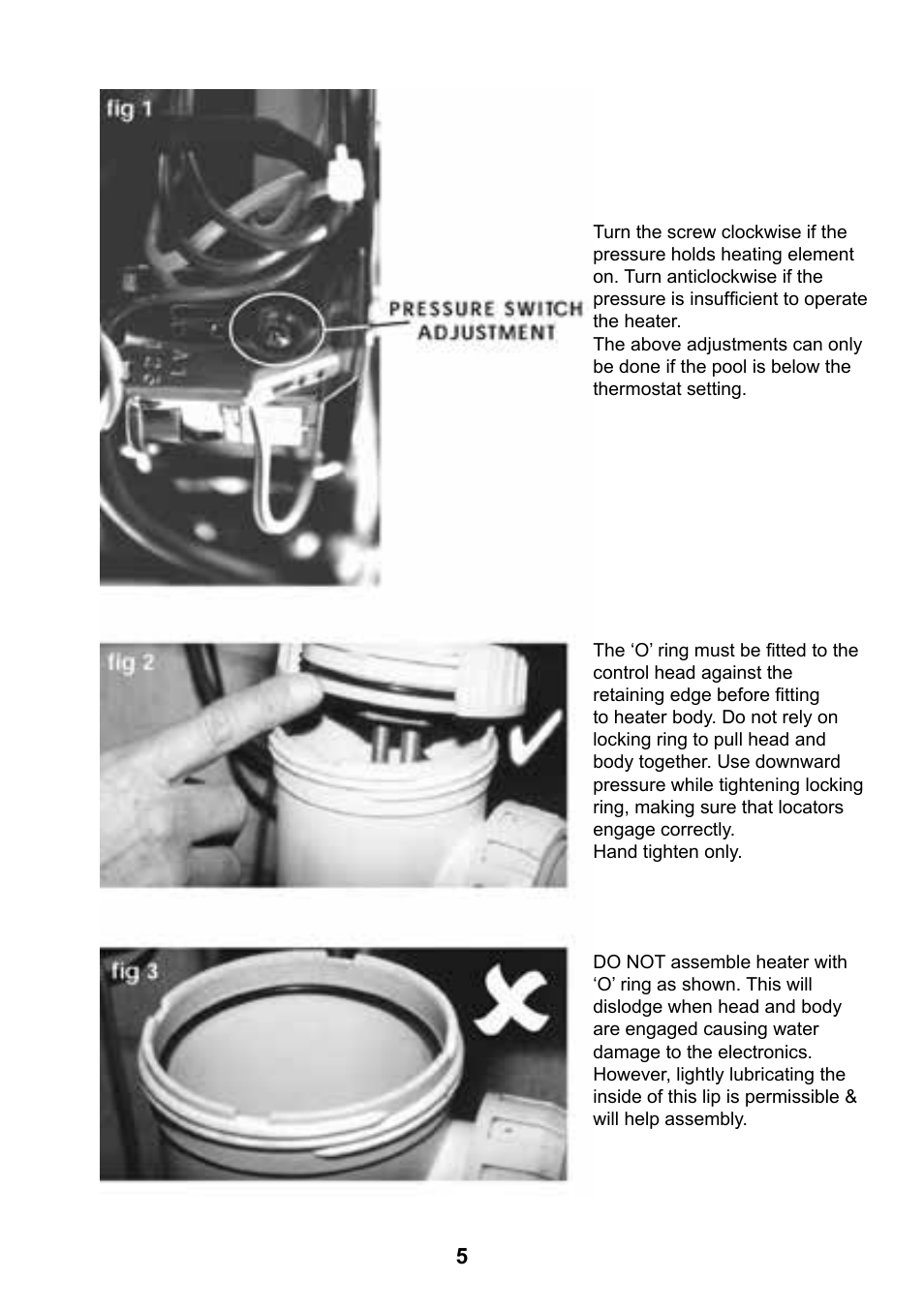 Davey SPAPOWER CLASSIC HEATER User Manual | Page 5 / 8