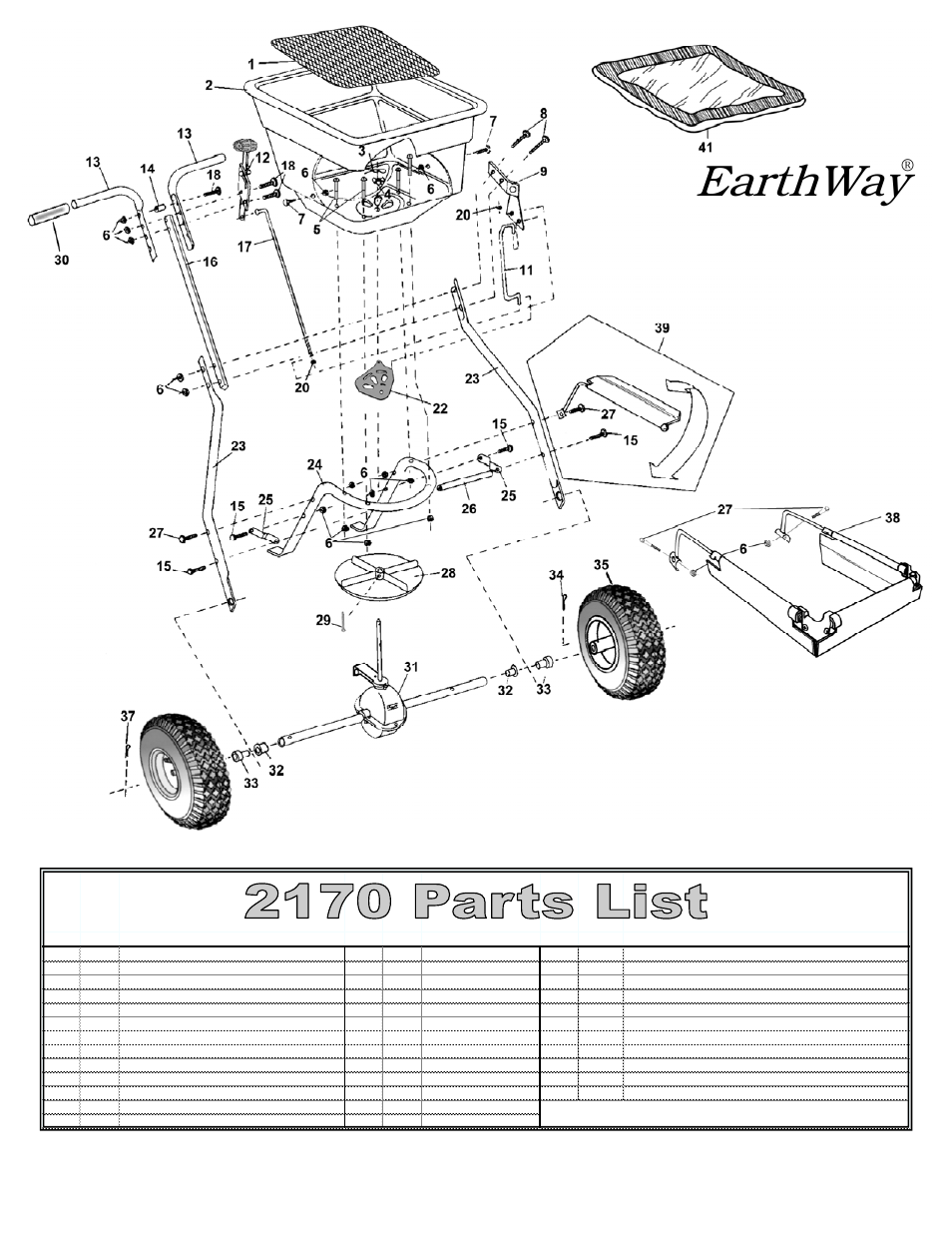 Earthway, Products, inc | Earthway Outlet 2170SU User Manual | Page 6 / 6