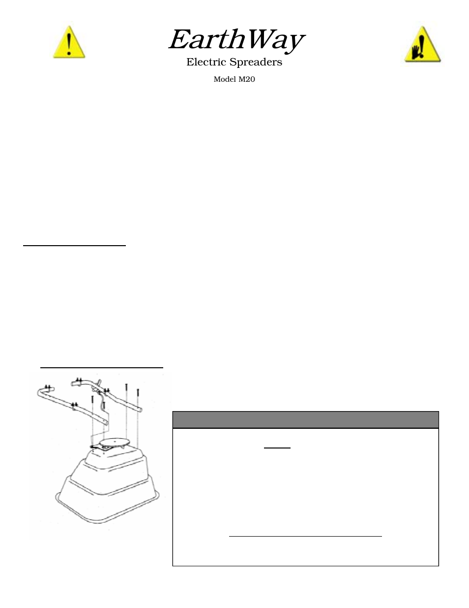 Earthway, Warranty | Earthway Outlet M20 User Manual | Page 2 / 6