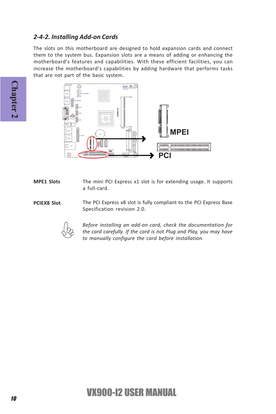 Vx900-i2 user manual, Chapter 2 | Elitegroup VX900-I2 (V1.0) User Manual | Page 14 / 50