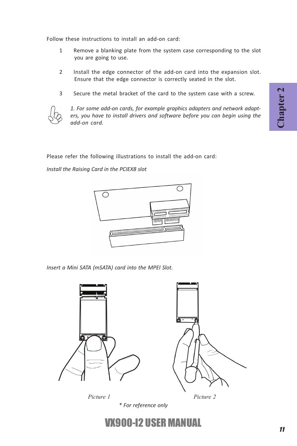 Vx900-i2 user manual, Chapter 2 | Elitegroup VX900-I2 (V1.0) User Manual | Page 15 / 50