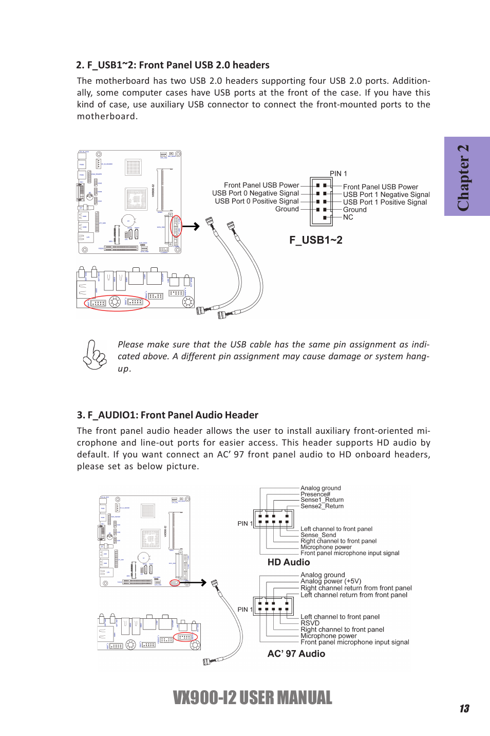 Vx900-i2 user manual, Chapter 2 | Elitegroup VX900-I2 (V1.0) User Manual | Page 17 / 50