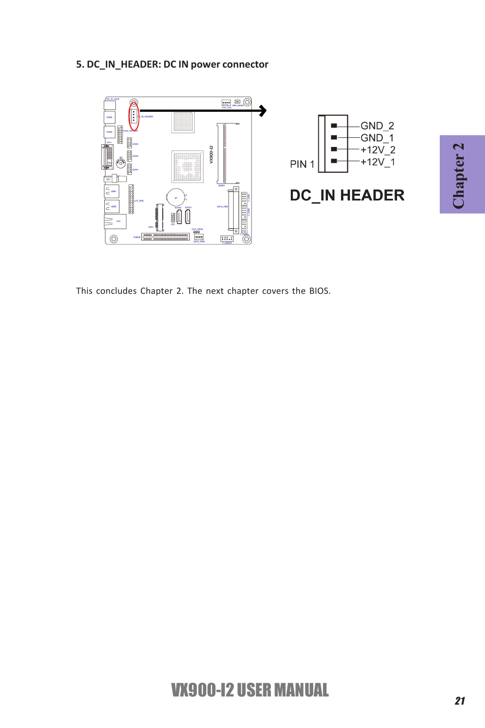 Vx900-i2 user manual, Chapter 2 | Elitegroup VX900-I2 (V1.0) User Manual | Page 25 / 50