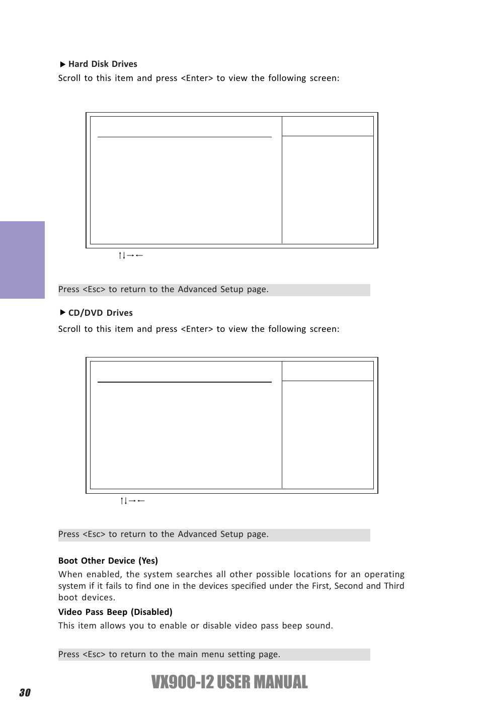Vx900-i2 user manual, Chapter 3 | Elitegroup VX900-I2 (V1.0) User Manual | Page 34 / 50