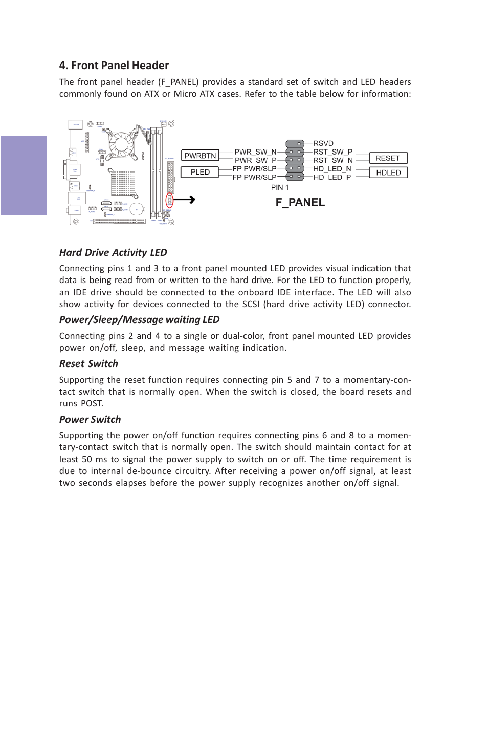 Vx900-i user manual, Chapter 2 | Elitegroup VX900-I (V1.0A) User Manual | Page 24 / 52