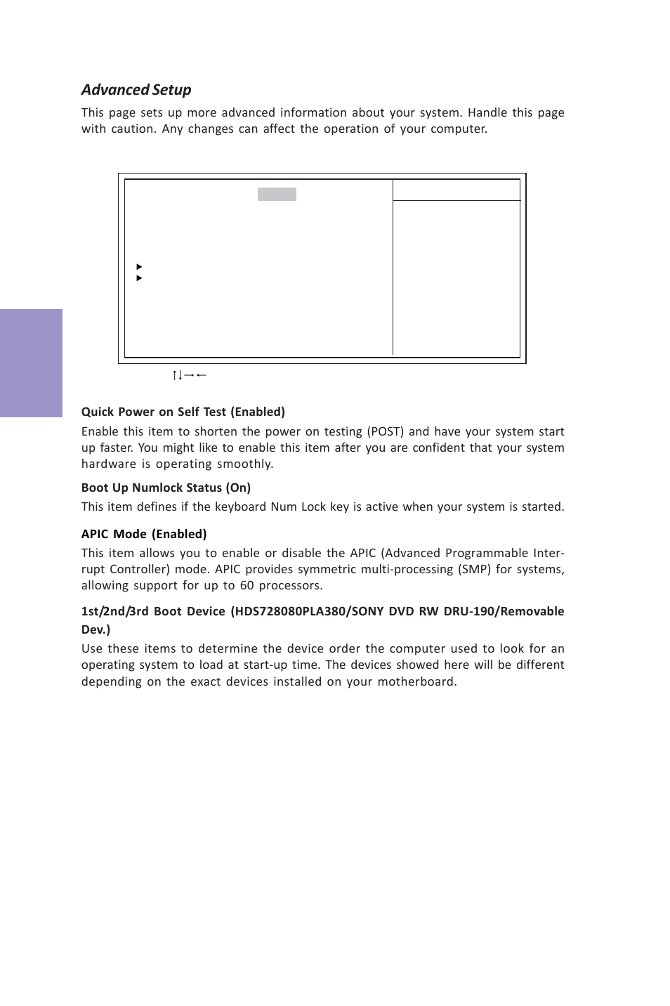 Vx900-i user manual, Chapter 3, Advanced setup | Elitegroup VX900-I (V1.0A) User Manual | Page 32 / 52