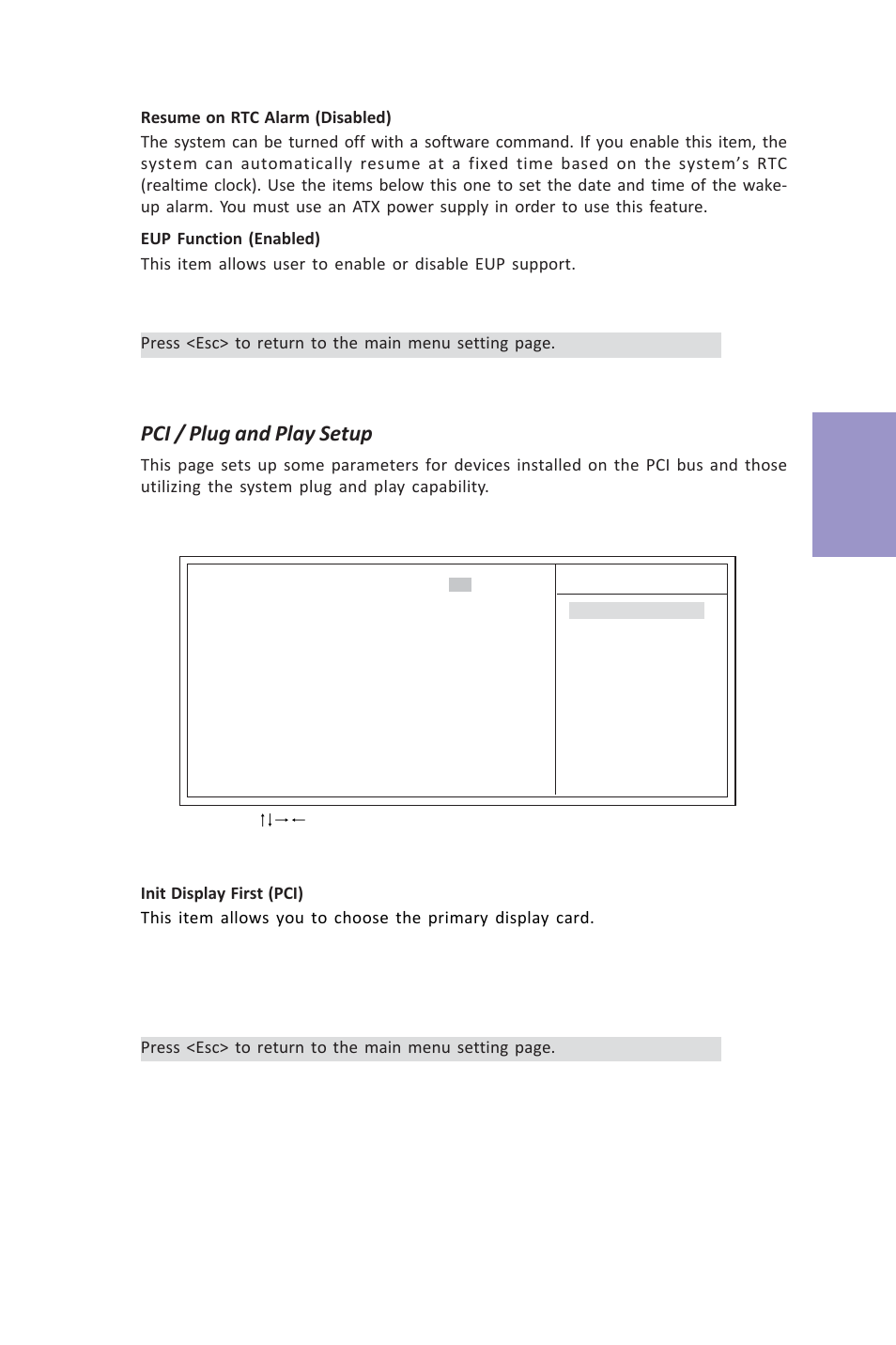 Vx900-i user manual, Chapter 3, Pci / plug and play setup | Elitegroup VX900-I (V1.0A) User Manual | Page 37 / 52
