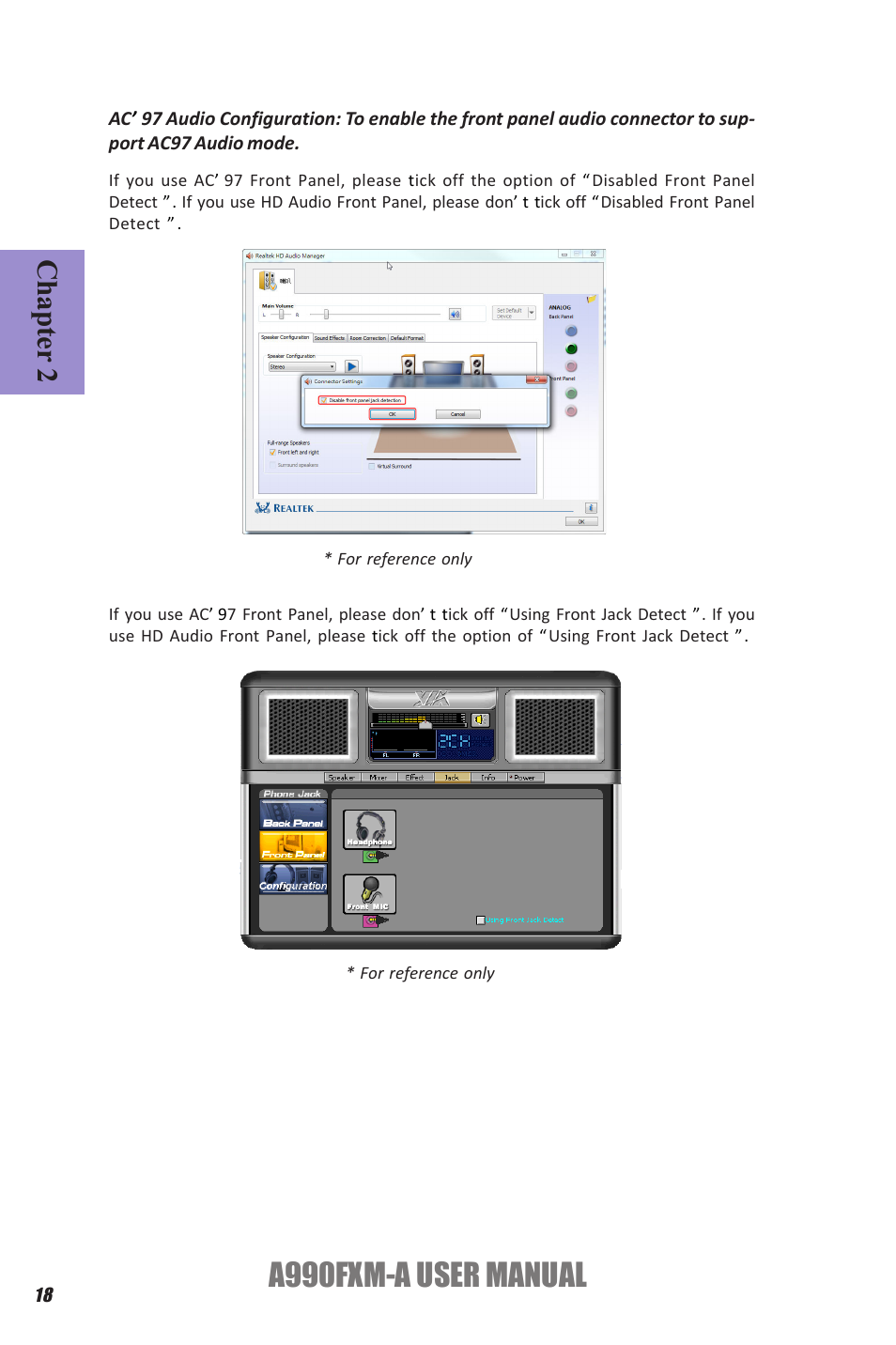 A990fxm-a user manual, Chapter 2 | Elitegroup A990FXM-A (V1.1) User Manual | Page 22 / 68