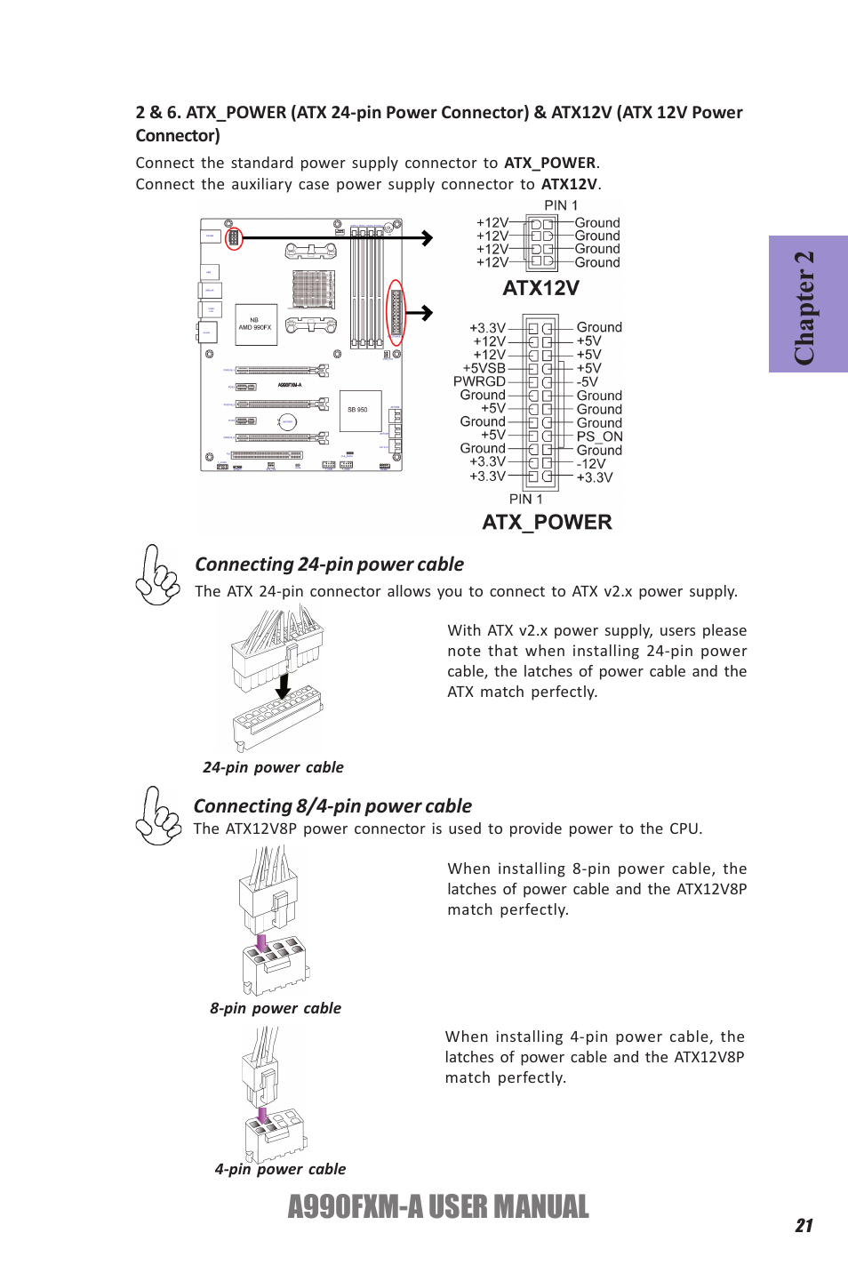 A990fxm-a user manual, Chapter 2 | Elitegroup A990FXM-A (V1.1) User Manual | Page 25 / 68