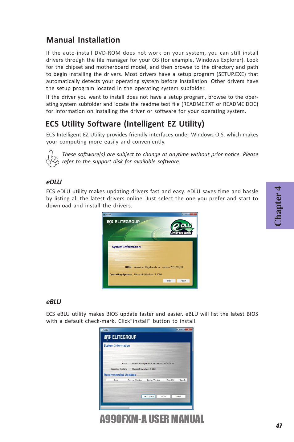 A990fxm-a user manual, Chapter 4 | Elitegroup A990FXM-A (V1.1) User Manual | Page 51 / 68