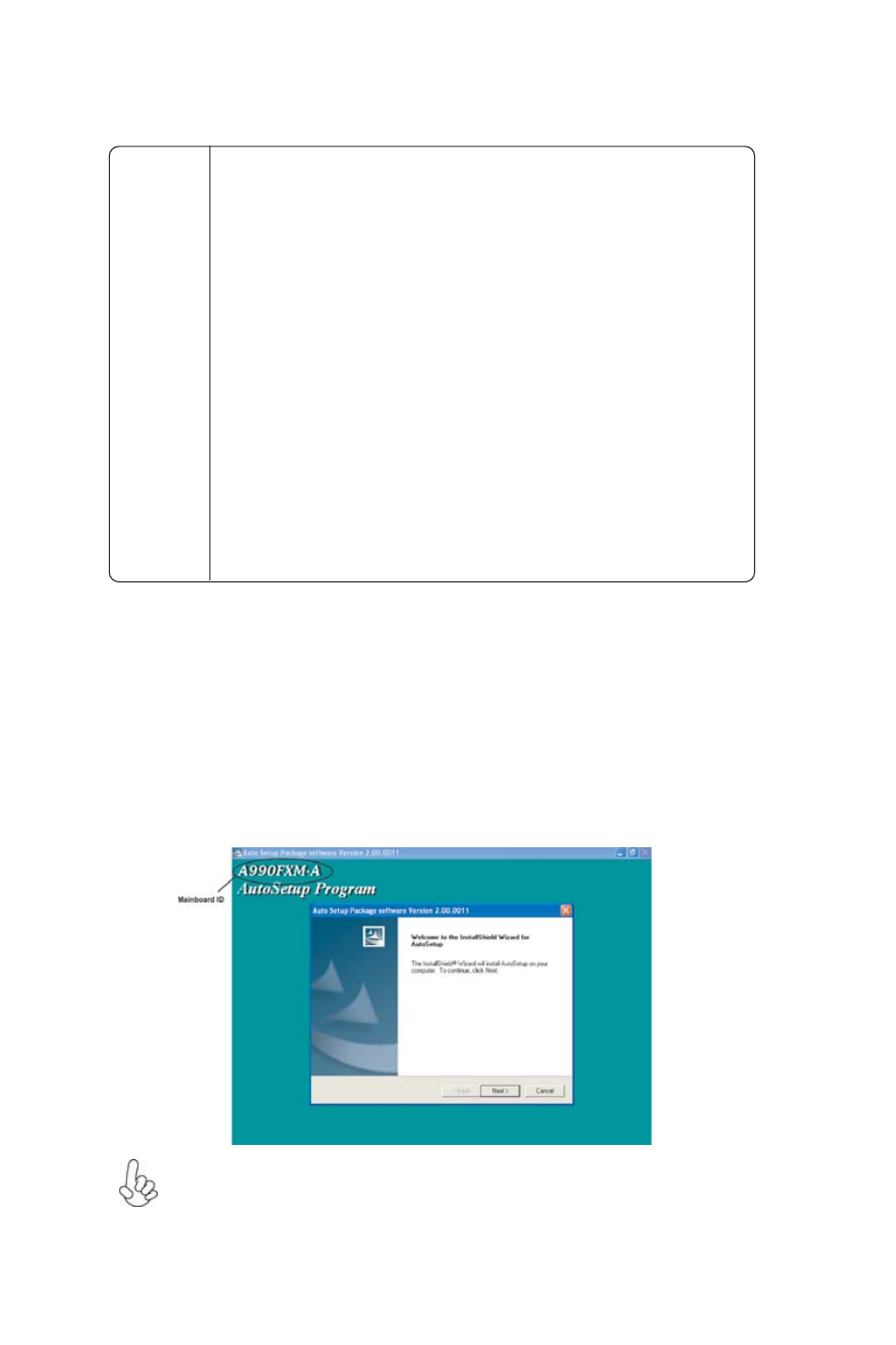 Using the motherboard software, Running setup | Elitegroup A990FXM-A (V1.0) User Manual | Page 54 / 76