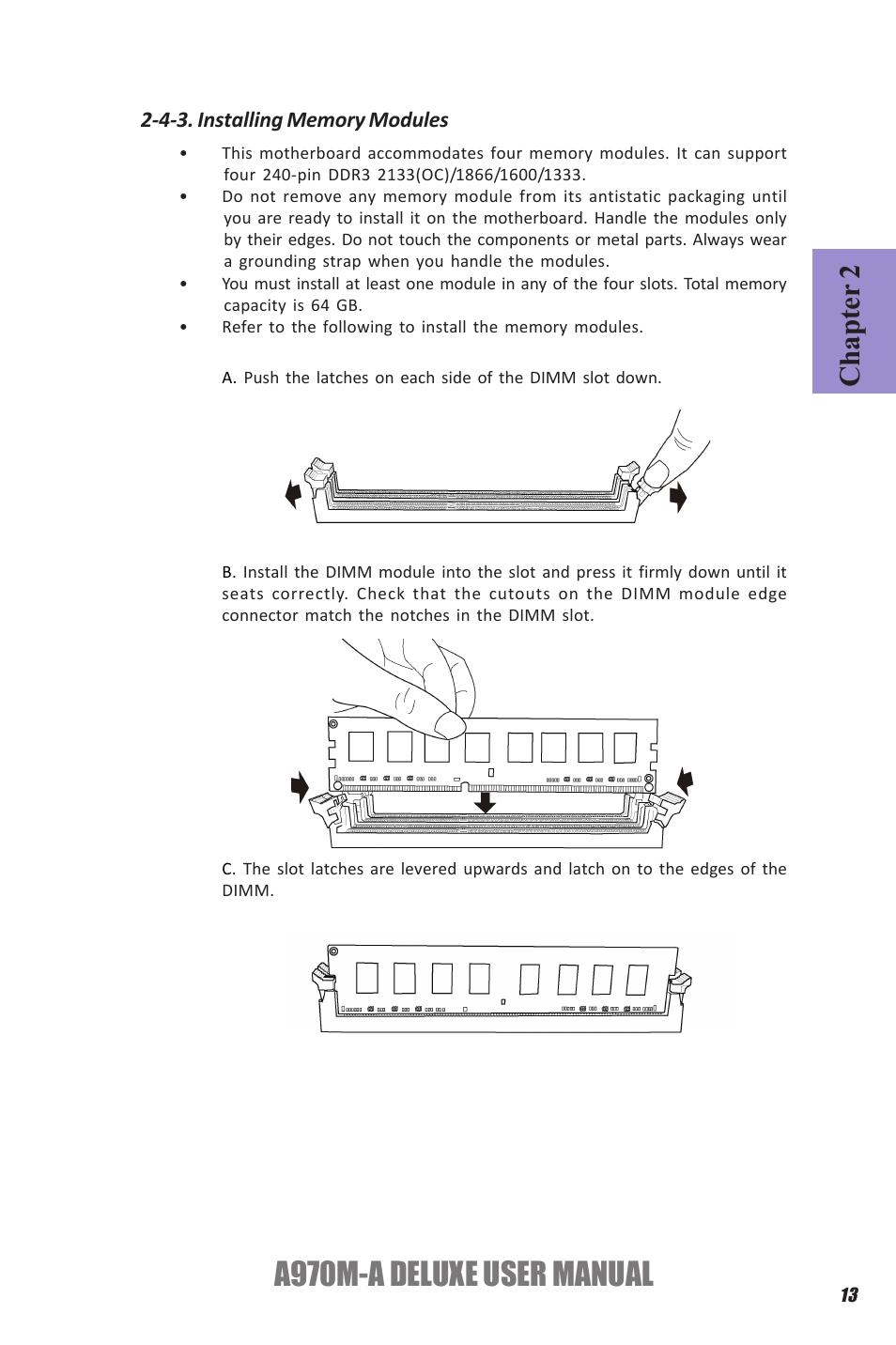 A970m-a deluxe user manual, Chapter 2 | Elitegroup A970M-A DELUXE (V1.0) User Manual | Page 17 / 74
