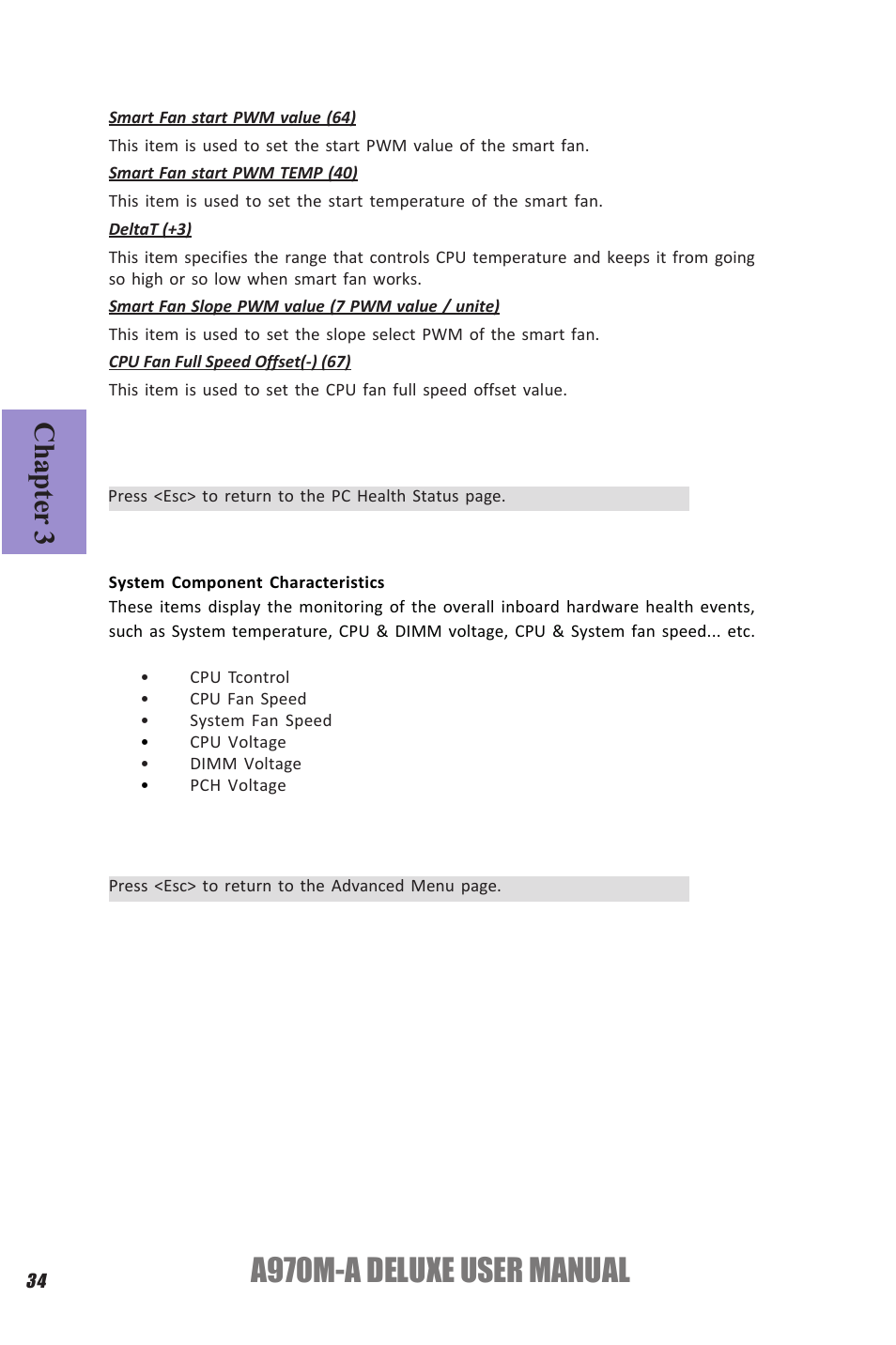 A970m-a deluxe user manual, Chapter 3 | Elitegroup A970M-A DELUXE (V1.0) User Manual | Page 38 / 74