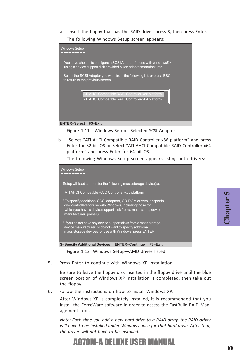 A970m-a deluxe user manual, Chapter 5 | Elitegroup A970M-A DELUXE (V1.0) User Manual | Page 69 / 74