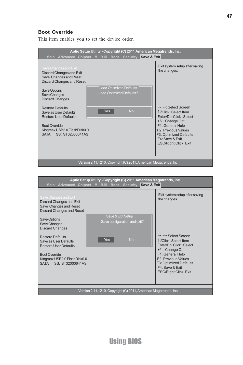 Using bios, Lk mn | Elitegroup A960M-M2 (V1.0) User Manual | Page 51 / 68
