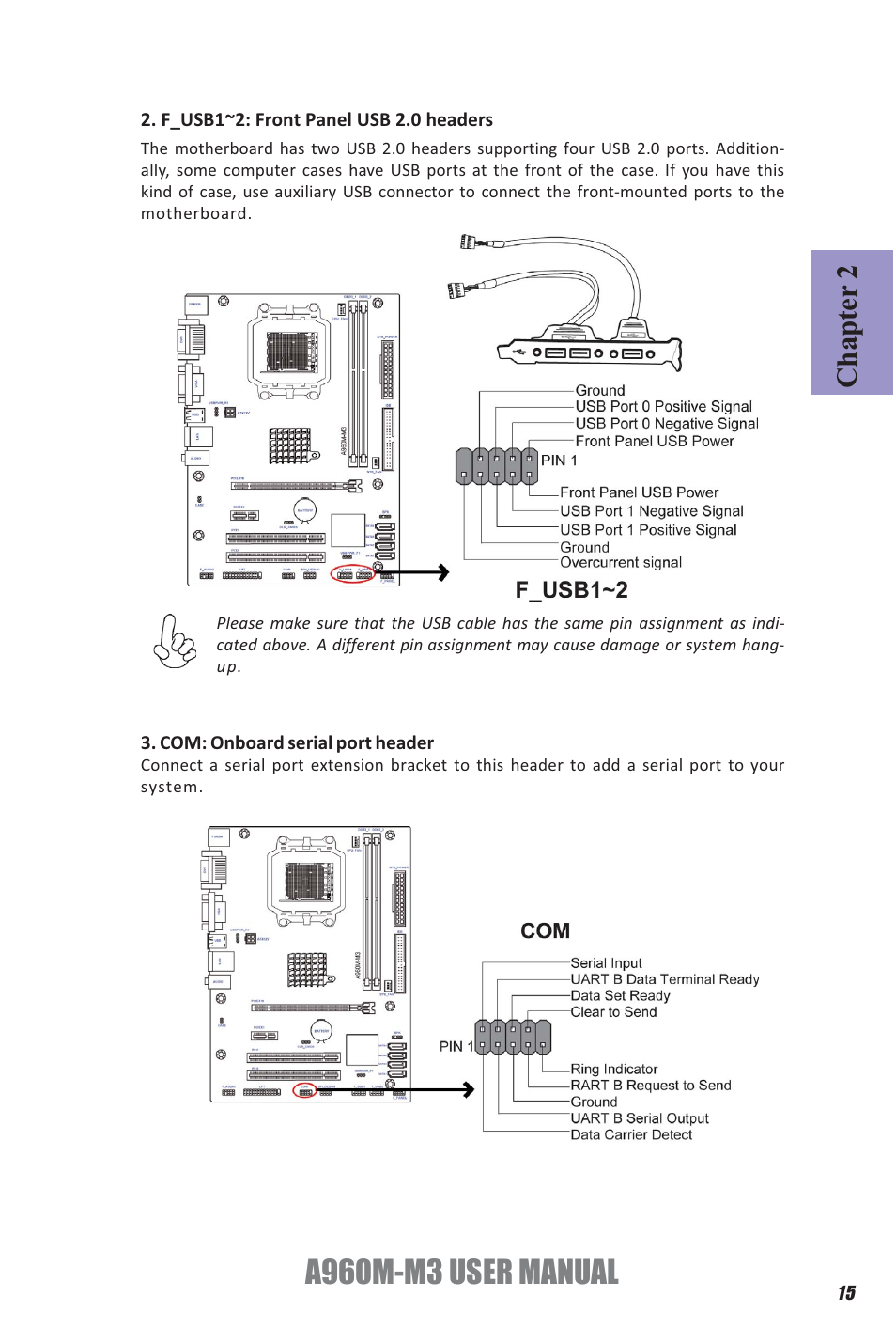 A960m-m3 user manual, Chapter 2 | Elitegroup A960M-M3 (V1.0) User Manual | Page 19 / 68